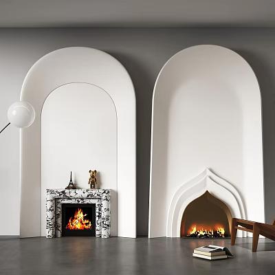 Fireplace 3d models