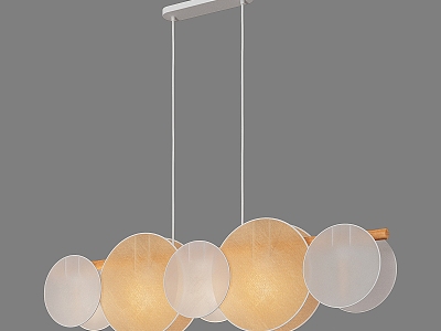 Nordic Simple Chandelier Simple Chandelier 3d model