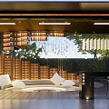 Modern pavilion rest pavilion rest gallery rest area 3d model