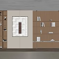Simple bookcase 3d model
