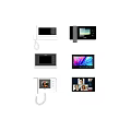 Modern video phone display monitor intercom face recognition access control machine video doorbell 3d model