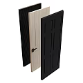 Single door handle 3d model