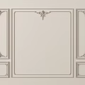 Elegant Decorative Lines for Wall Frames with Ornate Details in Interior Design 3d model
