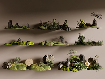 plant moss 3d model