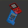 Game machine electronic chicken hand game machine hand game machine handheld game machine computer 3d model