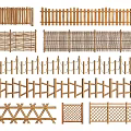 Various Wooden And Bamboo Garden Fence Designs With Different Patterns And Styles