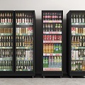 Freezer Refrigerator Cabinet Beverage Cabinet Display Cabinet Fresh-keeping Cabinet Beer Cabinet Ice Bar Refrigerator 3d model