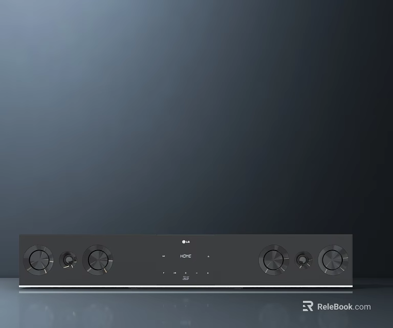 Sleek Modern Black Headphone Audio Speaker With Front Knobs And Buttons 3d model 