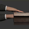 Creative Curved Piano Keyboard Played By Hands As Unique Living Item