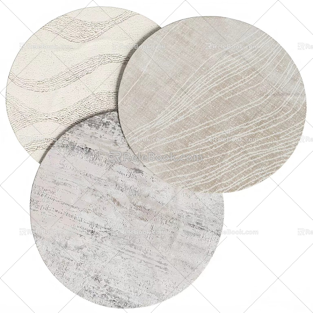 Rugvista round carpet 3d model