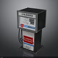Vintage Unleaded Gas Pump With Price Display Regular Label And No Smoking Sign