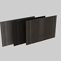 Modern Wooden Wall Panel With Grid Pattern And Sleek Contemporary Design