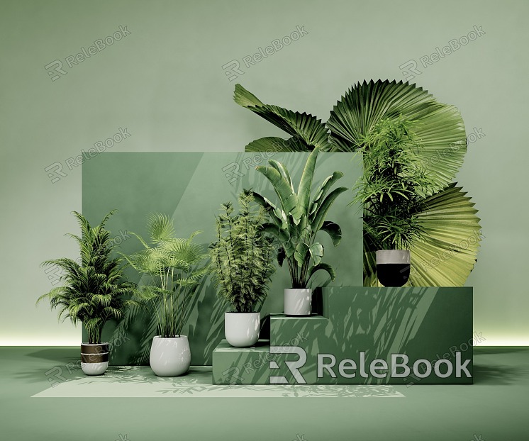 potted plant combination model