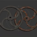 Hardware Tools Metal Handwheels With Stainless Steel And Rusty For Industrial Machinery Operation
