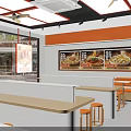Ruyi Wonton Restaurant Exterior With Orange Facade Freshly Wrapped Wontons Menu And Interior Seating