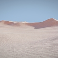 Realistic Dune Scene Desert Hills 3d model