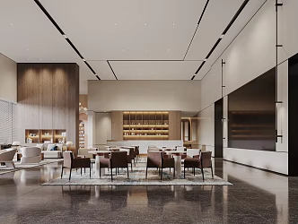 Modern Sales Office 3d model