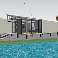 modern container 3d model