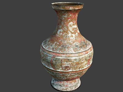 Vintage Decorative Vase Perfect For Displaying Green Plants And Flowers Indoors 3d model