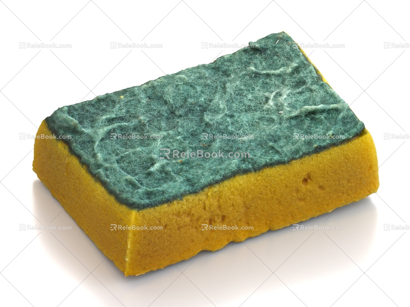 scouring pad dishwashing sponge cleaning cloth dishwashing cloth dishwashing cotton 3d model