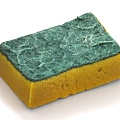 scouring pad dishwashing sponge cleaning cloth dishwashing cloth dishwashing cotton 3d model