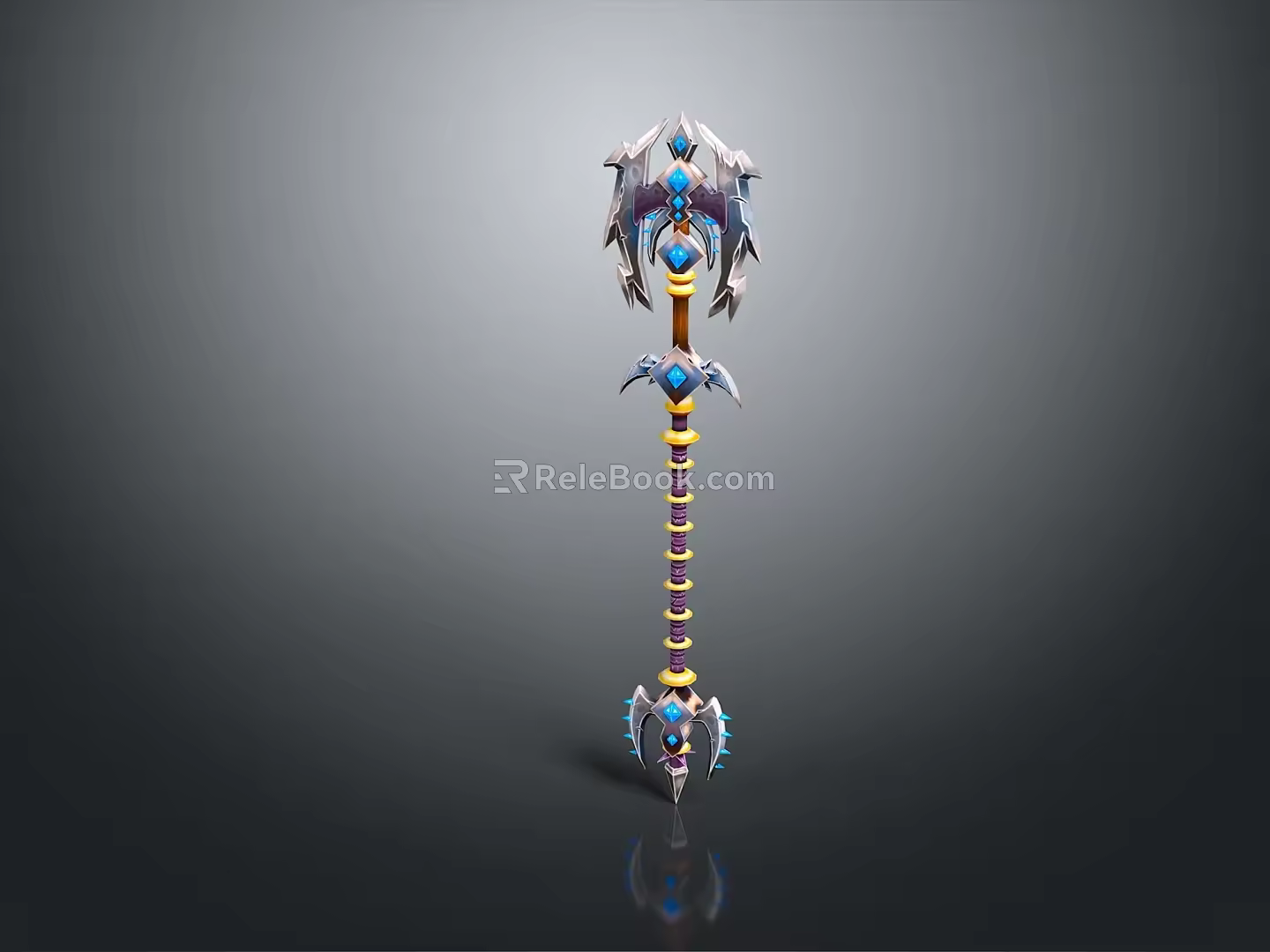 Scepter Ancient Scepter Cane Ancient Scepter Magic Scepter Metal Scepter Classical Scepter Magic Scepter 3d model