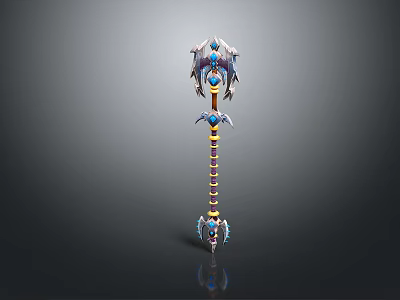 Scepter Ancient Scepter Cane Ancient Scepter Magic Scepter Metal Scepter Classical Scepter Magic Scepter 3d model