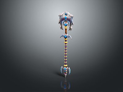 Scepter Ancient Scepter Cane Ancient Scepter Magic Scepter Metal Scepter Classical Scepter Magic Scepter 3d model