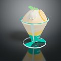 Modern Ice Cream Cartoon Ice Cream Animation Ice Cream 3d model