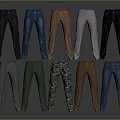 Fashionable Pants in Multiple Colors and Various Styles for Casual Daily Wear