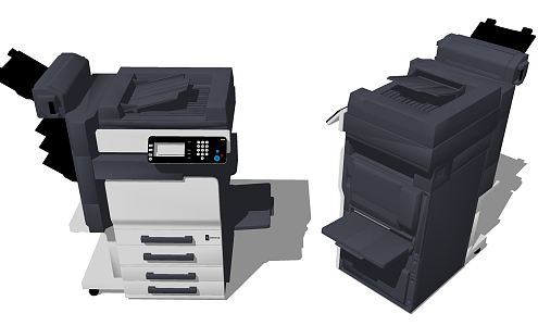 Modern Printers 3d model