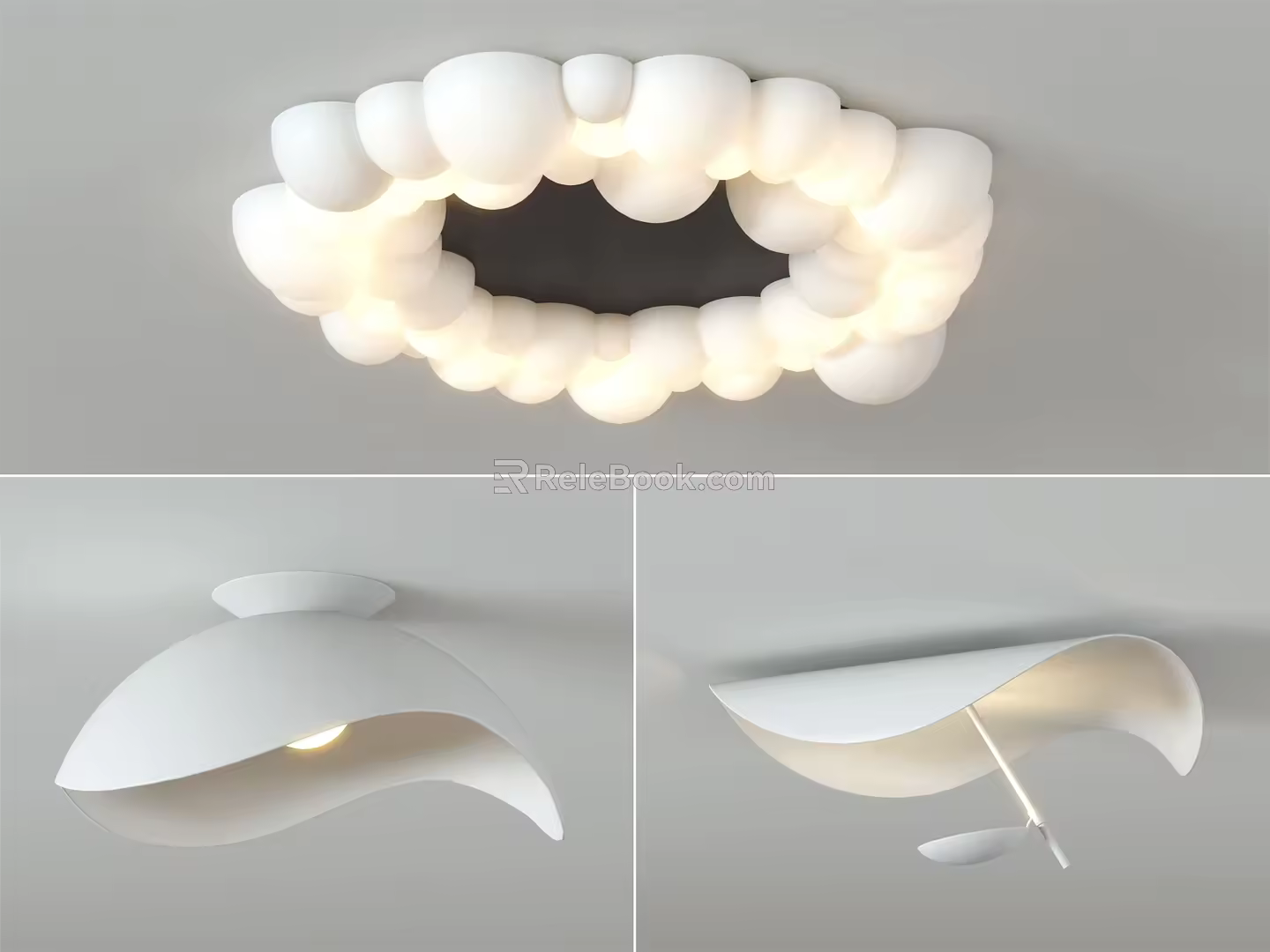 modern ceiling lamp 3d model