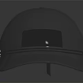 Black Equestrian Helmet with Brim Strap and Metal Buckle Sleek Design on Dark Reflective Background
