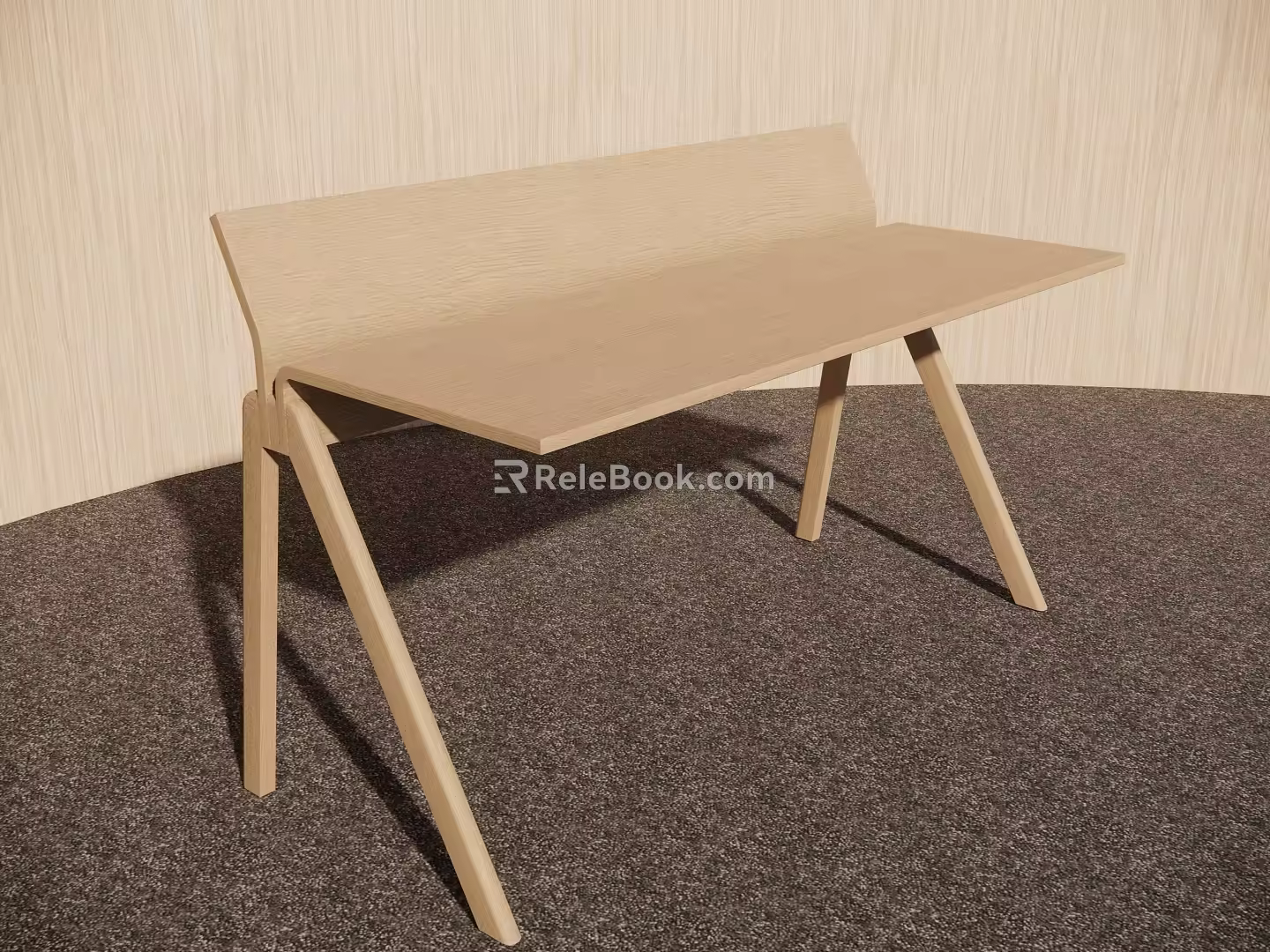 Modern Table Solid Wood Table Art Table Simple Table 3d model
