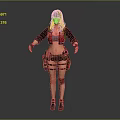 Warrior Character With Combat Gear And Tactical Equipment