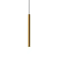 Modern Gold Cylinder Pendant Lights With Sleek Hanging Design For Interior Spaces