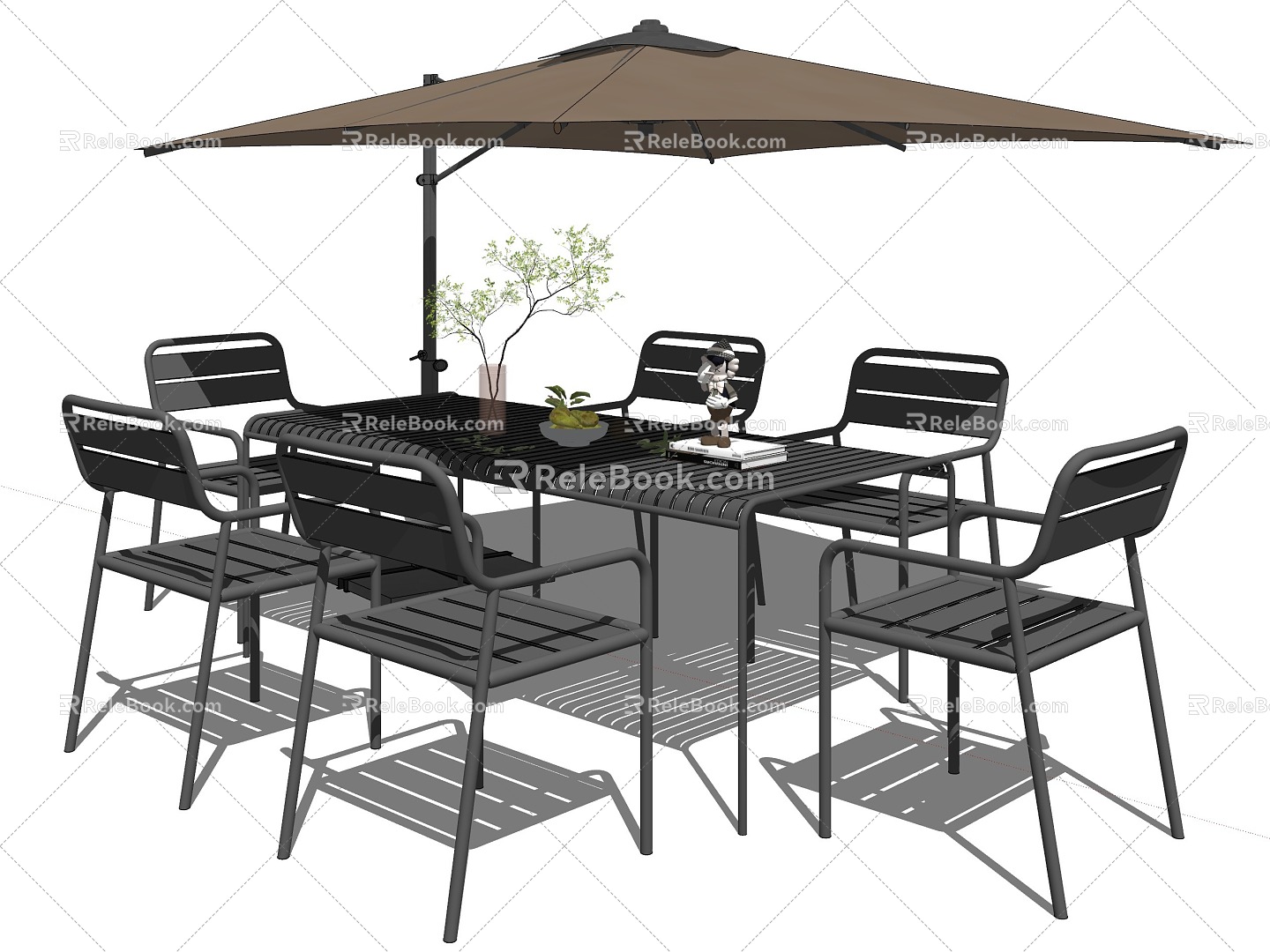 Landscape Outdoor Seat Parasol model