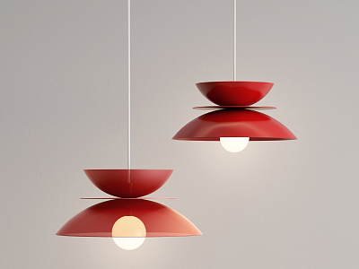 modern ire chandelier 3d model