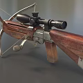 Crossbow Cartoon Crossbow Mechanical Crossbow Low Face Number Low Model Simple Model Game Sub-era Film and Television Level Super Realistic 3d model