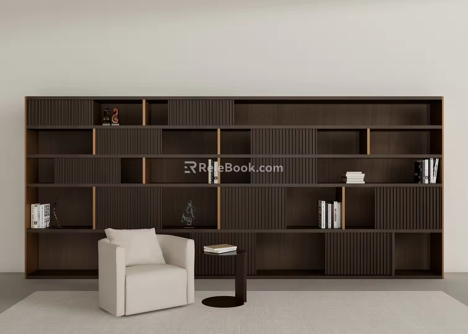 bookcase open bookcase 3d model