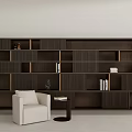 bookcase open bookcase 3d model