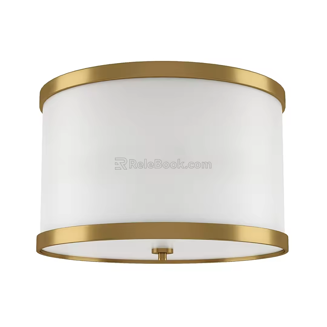 Simple Light Luxury Ceiling Lamp 3d model