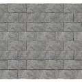 Textured Gray Stone Wall With Patterned Surface For Interior Exterior Decor 3d model