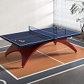 Ball Equipment Table Tennis Table Tennis Table Tennis Table 3d model