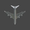Lufthansa Commercial Passenger Airplane Flying With Four Engines In Mid Air