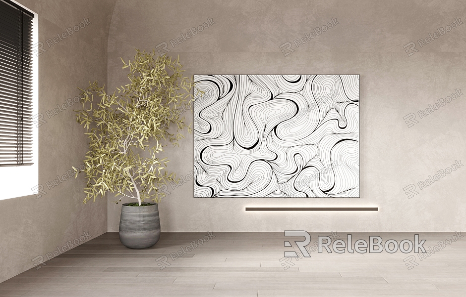 Quiet Wind Decorative Painting model