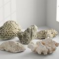 Modern Stone Coral Stone 3d model