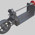 Variable speed pulley machine tool equipment production equipment 3d model
