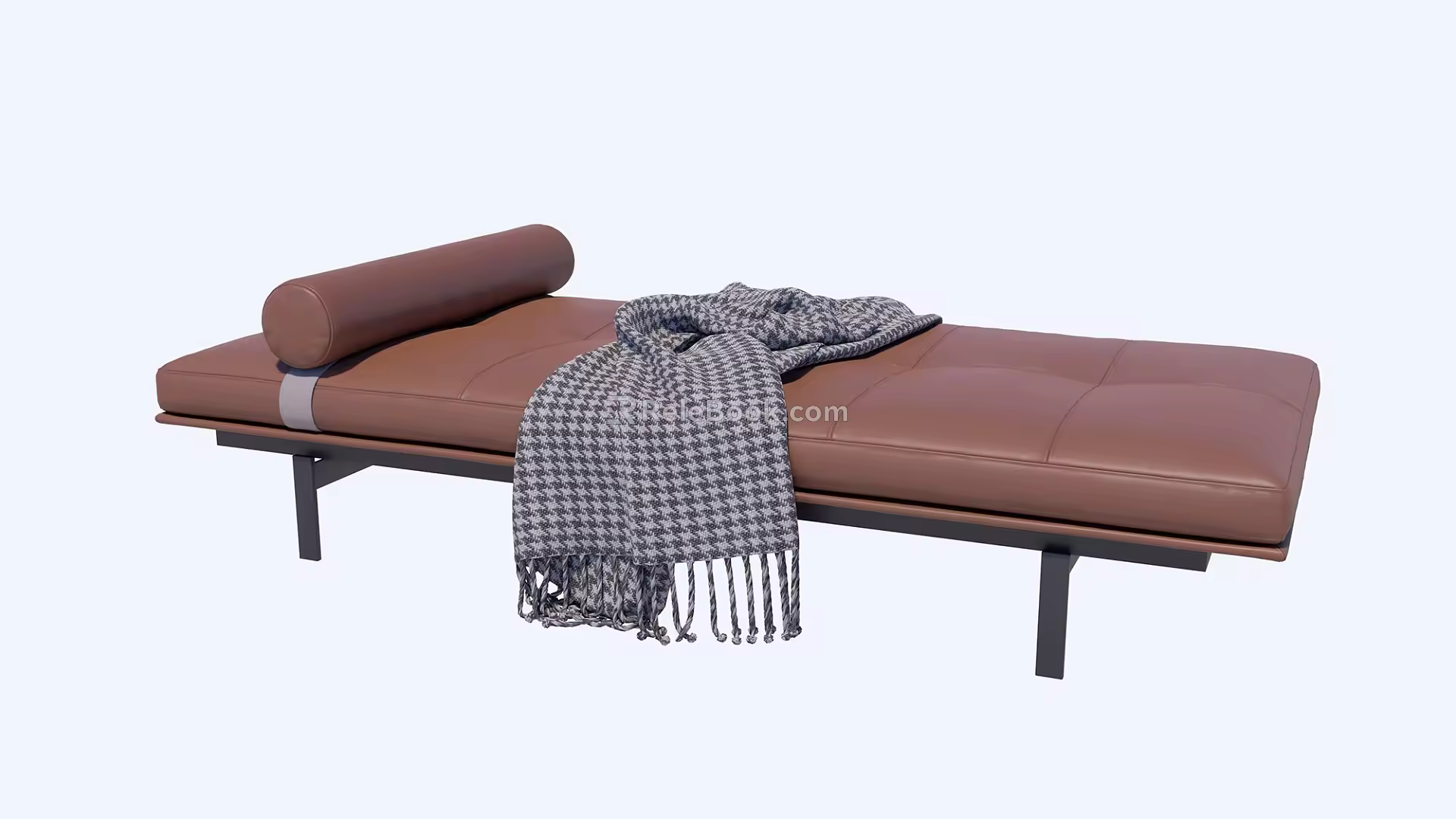 Modern Bed End Stool Sofa Bench Footrest Bed End Stool 3d model
