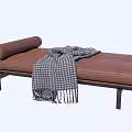Modern Bed End Stool Sofa Bench Footrest Bed End Stool 3d model